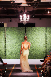 Open Back Wedding Dress | Marry Me Tampa Bay Wedding Week Bridal Fashion Runway Show | Tampa Bay Wedding Photographer Limelight Photography | Wedding Planner Glitz Events | Hair and Makeup Artist Michele Renee The Studio | Couture Wedding Dress Shop Isabel O'Neil Bridal