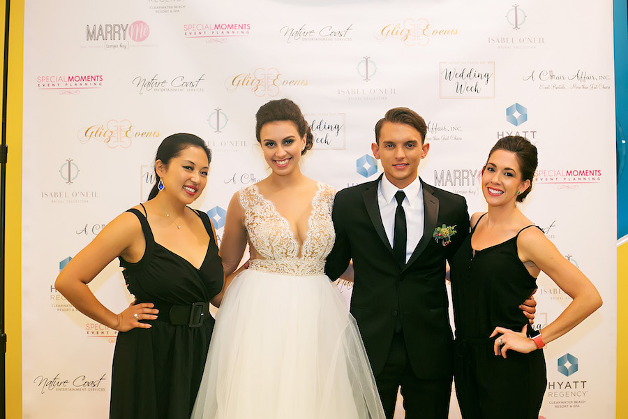 Marry Me Tampa Bay Wedding Week Bridal Fashion Runway Show | Tampa Bay Wedding Photographer Limelight Photography | Wedding Planner Glitz Events | Hair and Makeup Artist Michele Renee The Studio | Couture Wedding Dress Shop Isabel O'Neil Bridal