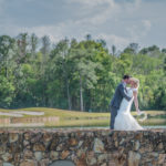 Outdoor Golf Course Bride and Groom Wedding Portrait | Oldsmar Wedding Venue East Lake Woodlands Country Club