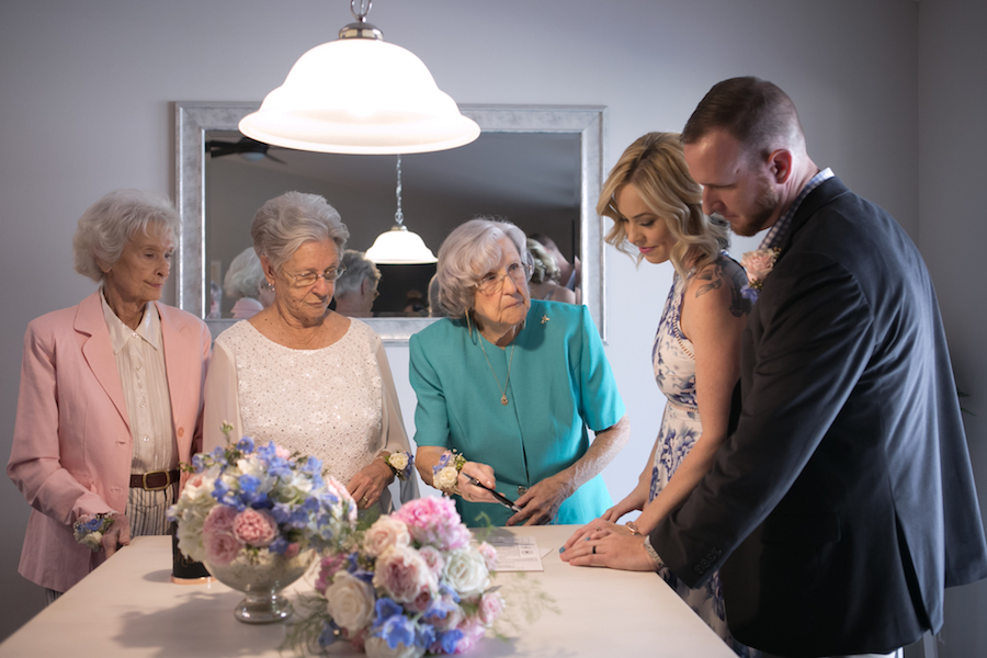 Memorable Tampa Bay Wedding Day Mother Daughter Moments | Mother Daughter Wedding Day Portrait by Tampa Bay Wedding Photographer Carrie Wildes Photography 