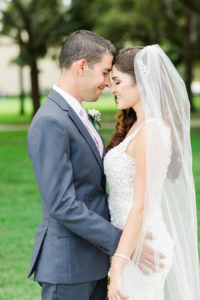 Outdoor, St. Petersburg Bride and Groom Wedding Portrait | Tampa Bay Wedding Photographer Ailyn La Torre Photography