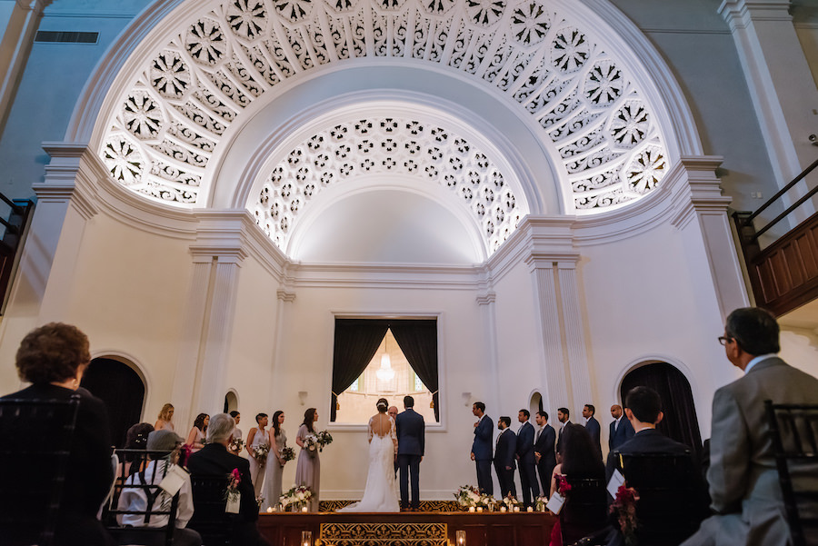 Traditional Church Wedding Ceremony | St. Petersburg Wedding Ceremony Venue Mirror Lake Lyceum | Videography by Imagery Wedding Films