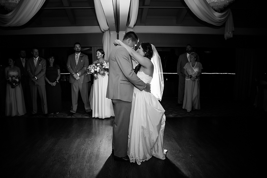 Bride and Groom First Dance Wedding Portrait | Clearwater Wedding Photographer Brian C. Idocks Photographics