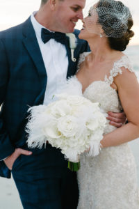Outdoor St. Petersburg Bride and Groom Wedding Portrait | Tampa Bay Wedding Photographer Jonathan Fanning Studio and Gallery