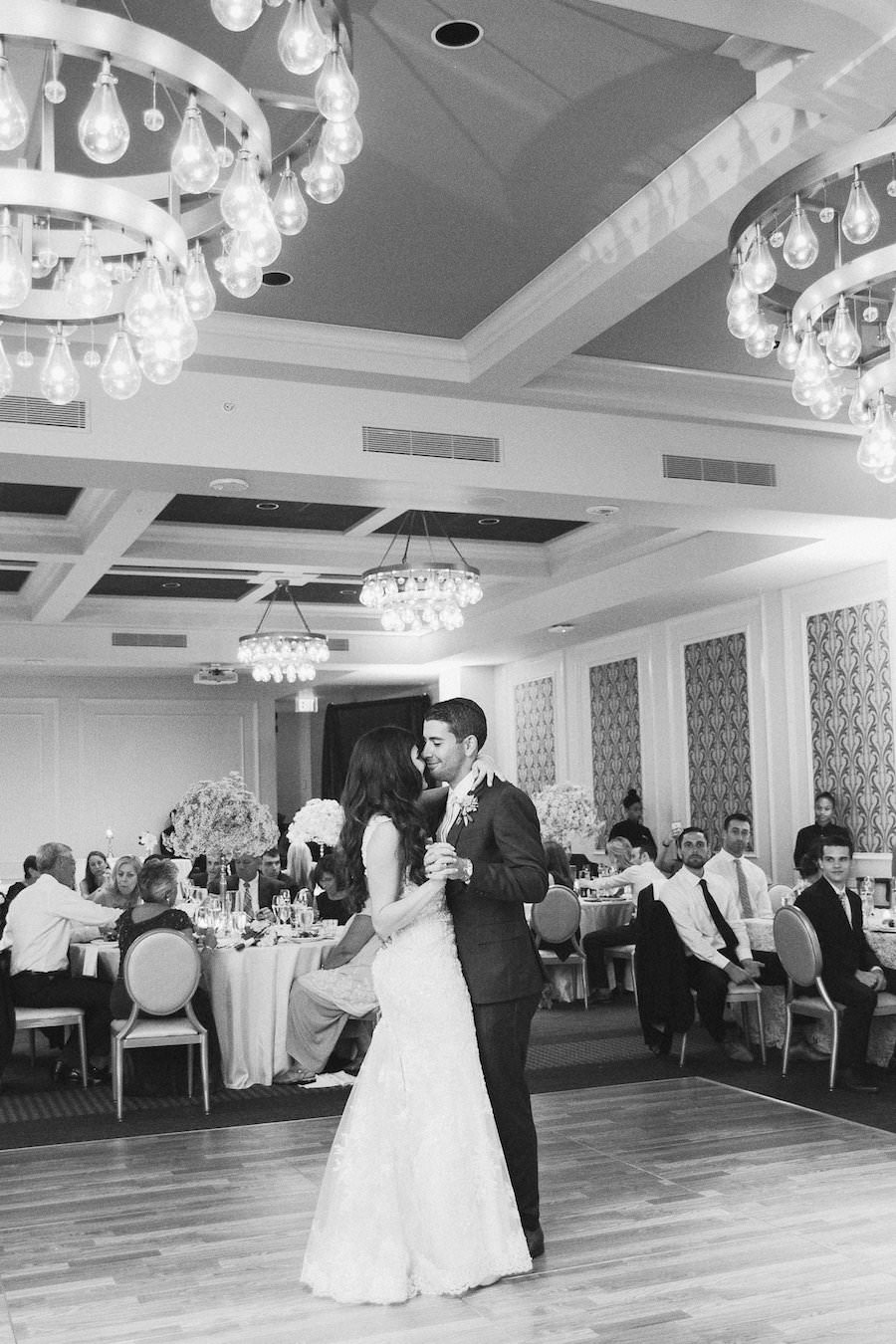 Bride and Groom First Dance Wedding Portrait | St. Petersburg Wedding Venue The Birchwood | Tampa Bay Wedding Photographer Ailyn La Torre Photography