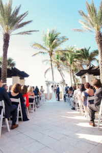 Outdoor Waterfront Sarasota Wedding Ceremony Portrait | Sarasota Wedding Planner NK Productions