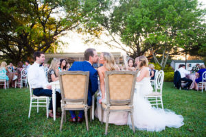 Outdoor Rustic Garden Wedding with Specialty Rustic Chairs | Tampa Wedding Photographer Kera Photography | Venue Davis Islands Garden Club