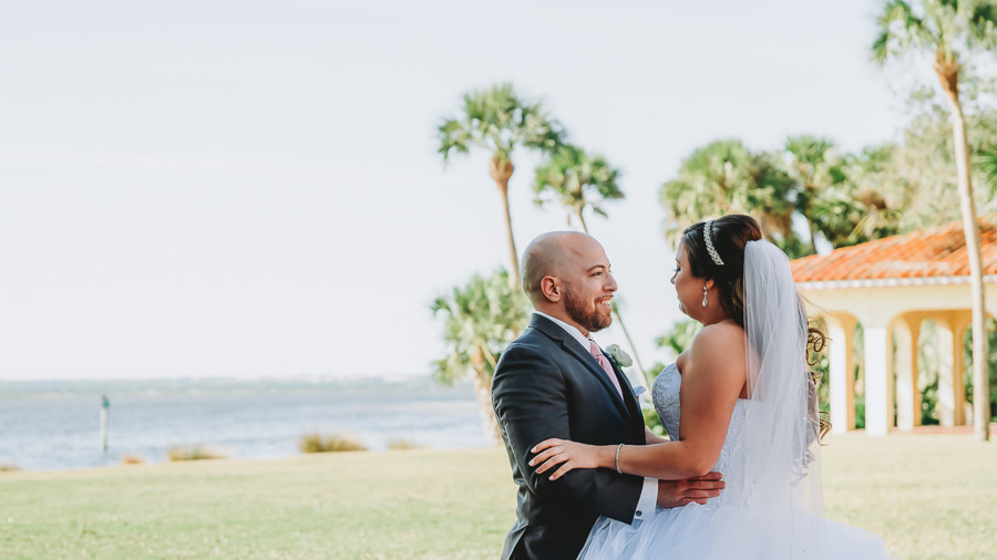 Bride and Groom First Look | Sarasota Wedding Photographer Grind and Press Photography