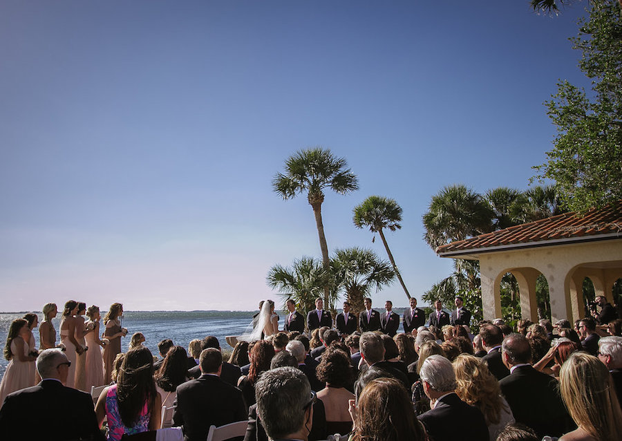 Waterfront Outdoor Sarasota Ceremony | Private Home Wedding Venue Powel Crosley Estate