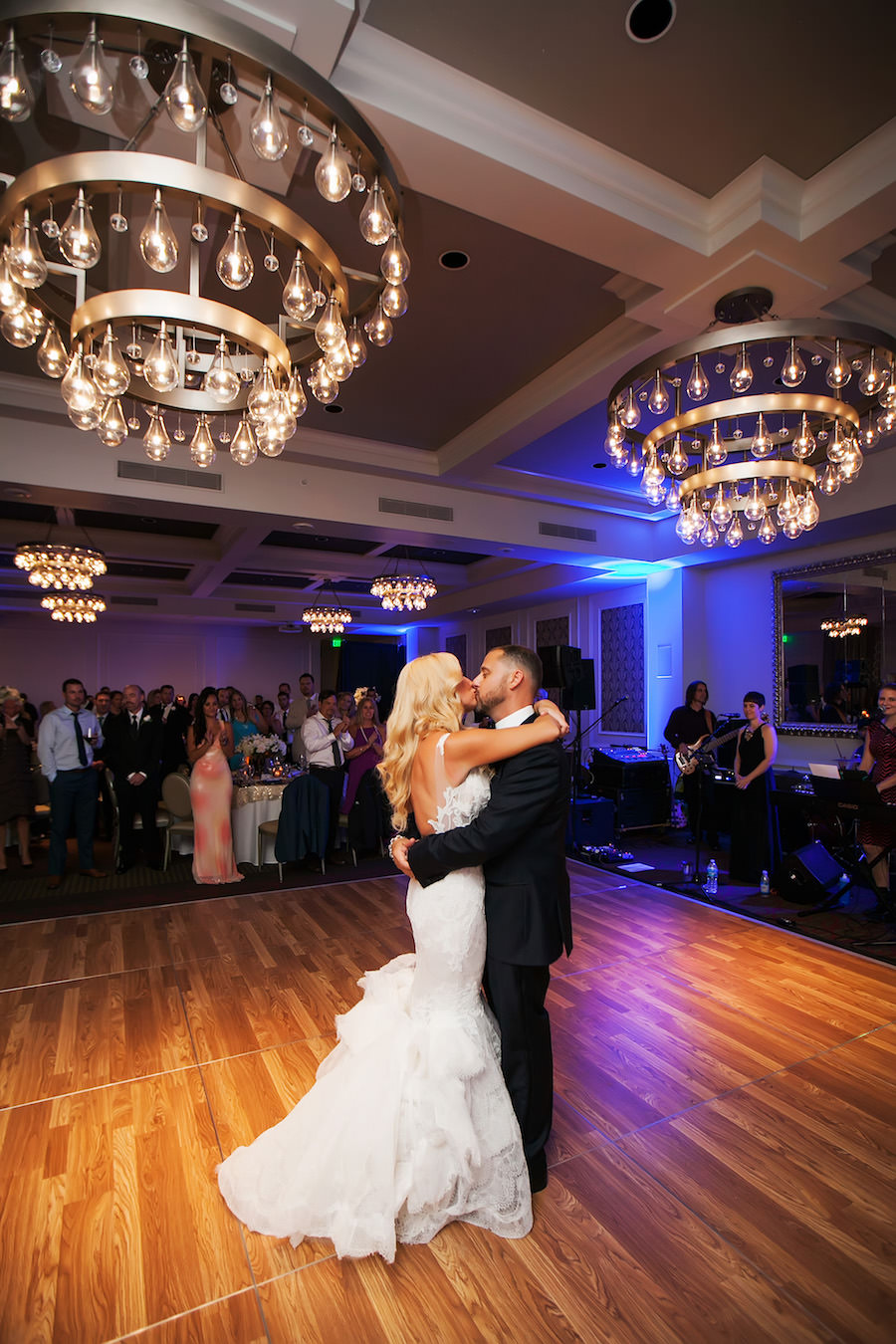 Bride and Groom First Dance | Downtown St. Pete Hotel Wedding Venue The Birchwood| St. Petersburg Wedding Photographer Limelight Photography