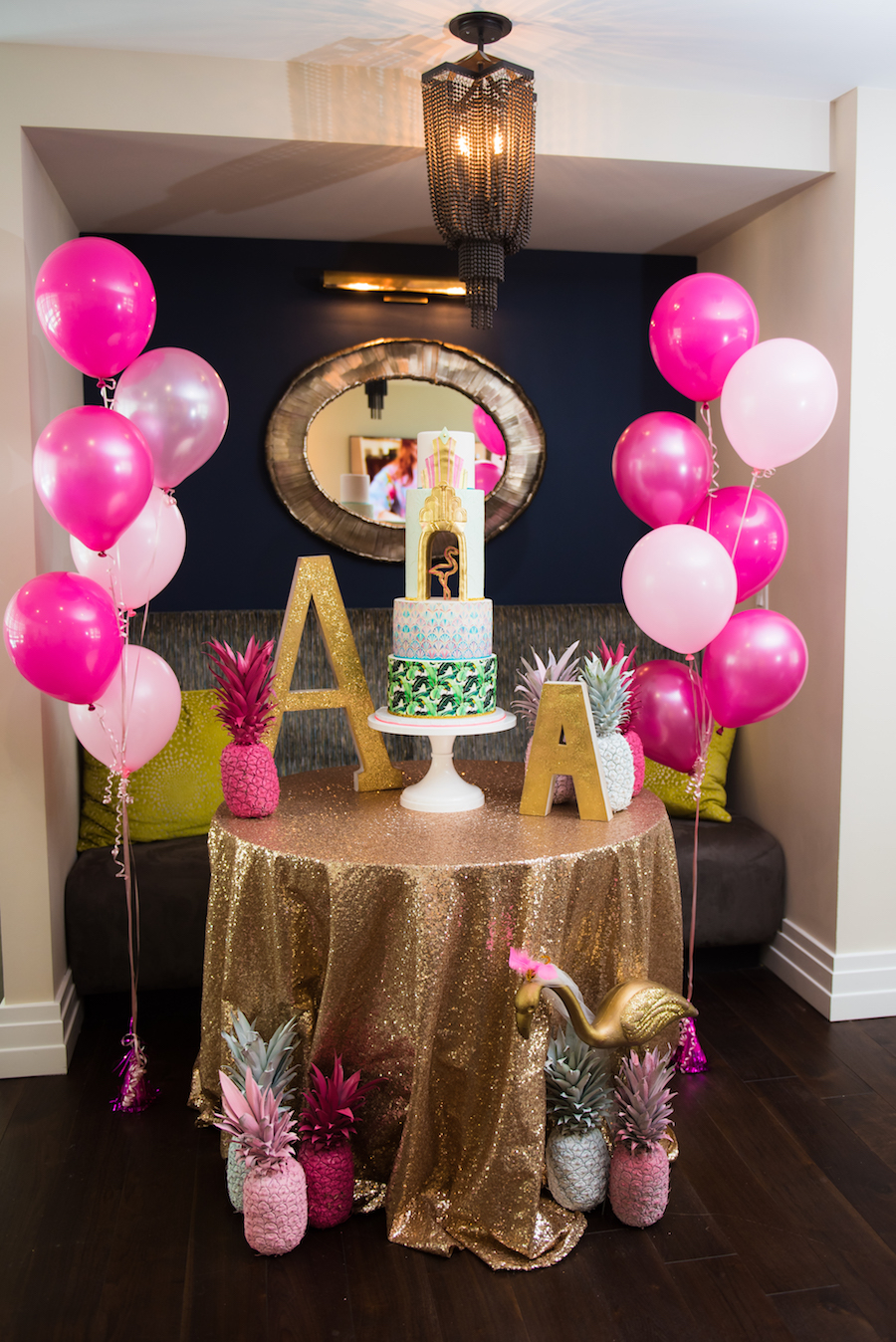 Modern Tropical Pink Birthday Party | Modern Colorful Birthday Party Inspiration and Decor | Tampa Bay Portrait and Wedding Photographer Kera Photography