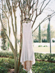 Strapless Lace WTOO Ivory Wedding Dress