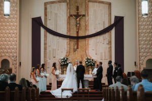 St Pete Catholic Wedding Ceremony Portrait | St. Pete Wedding Photographer Grind and Press Photography