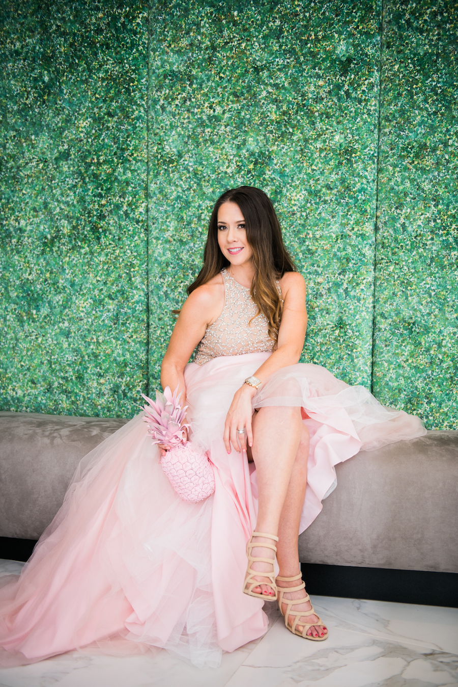 Pink Birthday Party Dress from Lending Luxury | Modern Colorful Birthday Party Inspiration and Decor | Tampa Bay Portrait and Wedding Photographer Kera Photography | Hair and Makeup Michele Renee the Studio