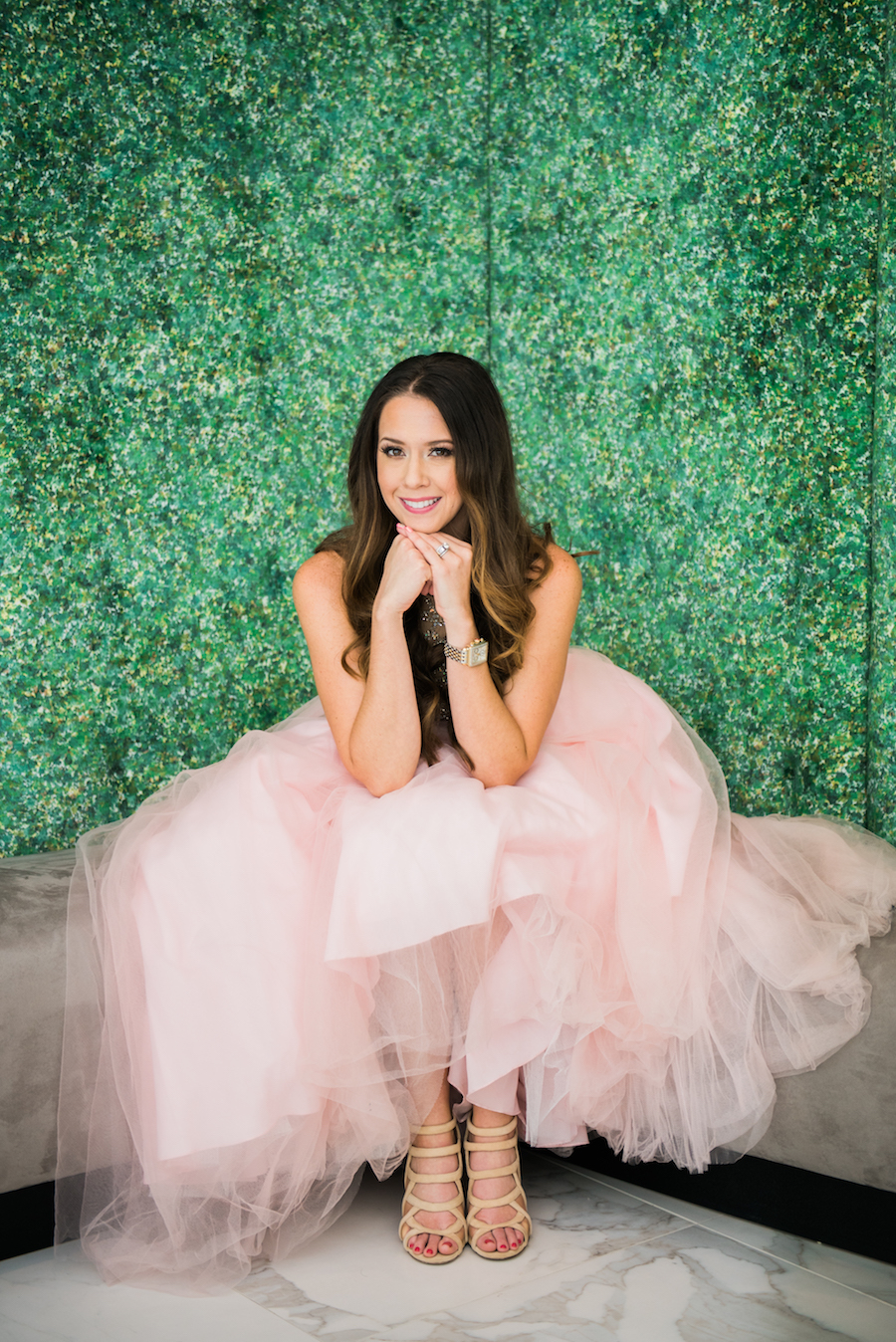 Pink Birthday Party Dress from Lending Luxury | Modern Colorful Birthday Party Inspiration and Decor | Tampa Bay Portrait and Wedding Photographer Kera Photography | Hair and Makeup Michele Renee the Studio