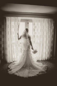 Bridal Wedding Portrait in Stella York Sweetheart Lace Dress | Tampa Bay Wedding Photographer Kristen Marie Photography | St. Petersburg Wedding