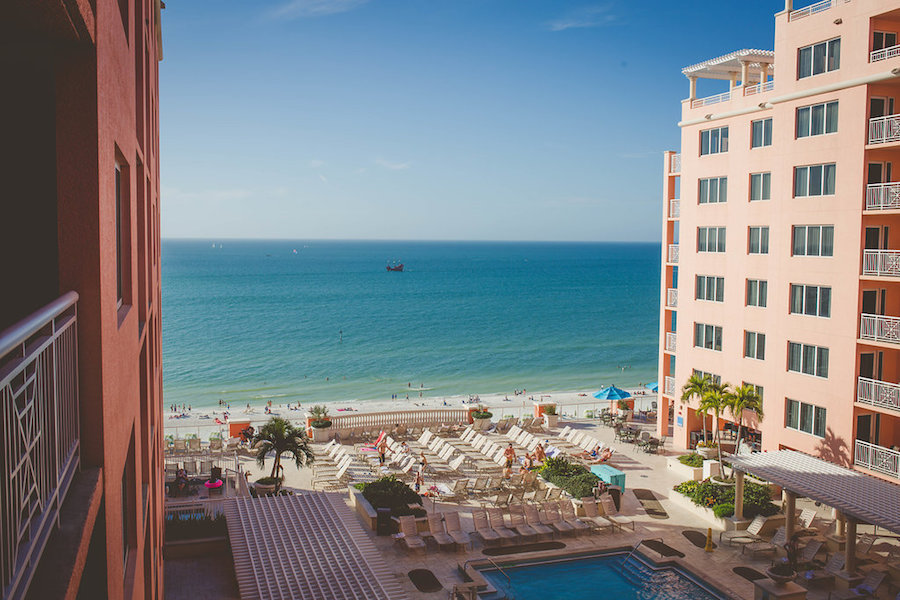 Beachfront Rooftop Waterfront Hotel Wedding Venue Hyatt Regency Clearwater Resort & Spa