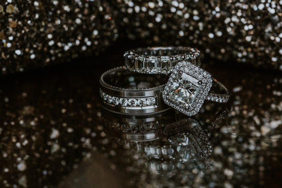 Wedding Band Rings and Engagement Ring