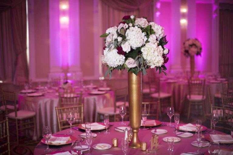 Luxurious Pink & Gold St. Pete Ballroom Wedding | Vinoy Renaissance