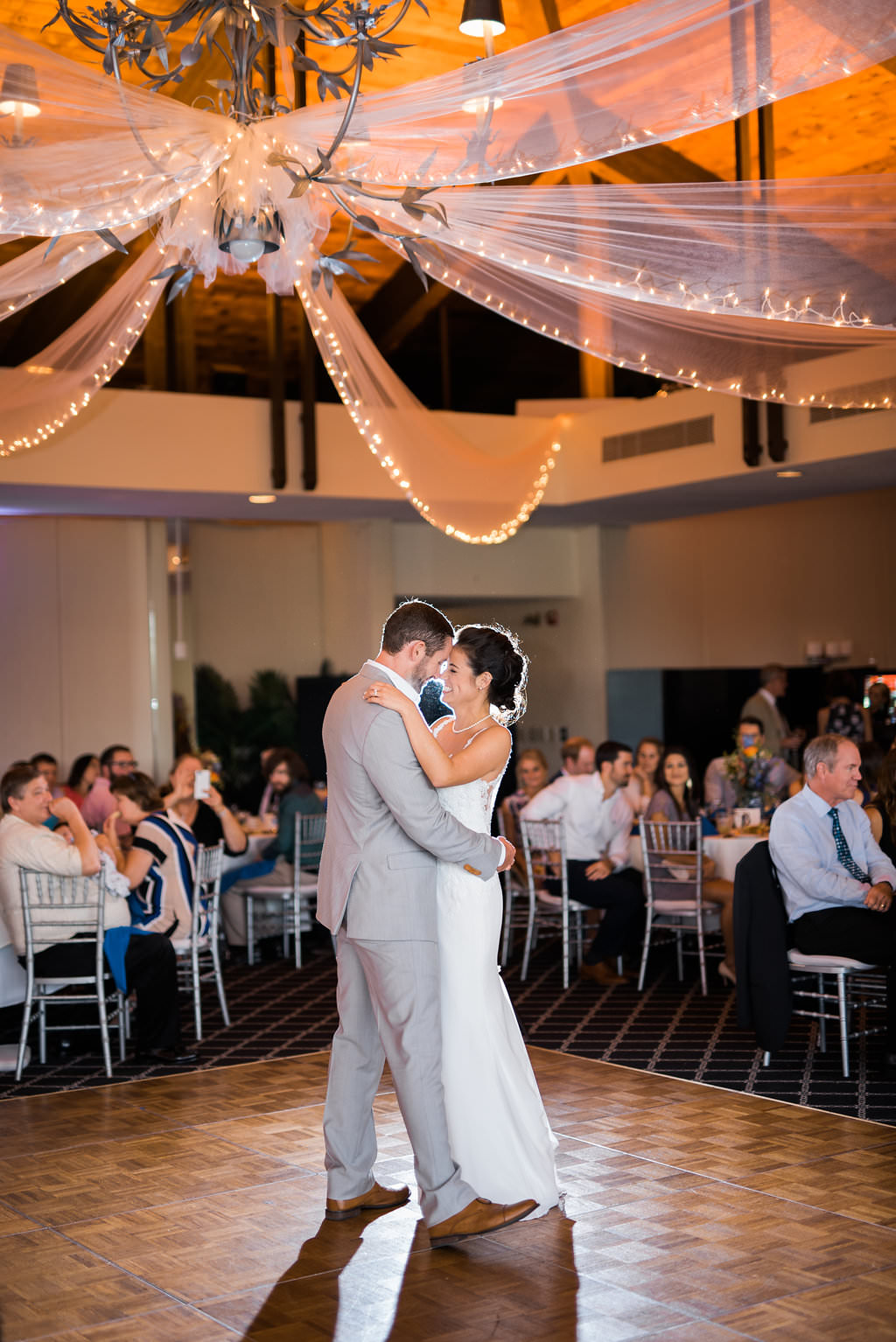 Bride and Groom First Dance Wedding Portrait | Tampa Bay Wedding Photographer Kera Photography | Venue St. Petersburg Country Club