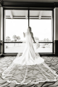 Bridal Portrait with Extended Veil