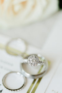 Diamond Engagement Ring and Wedding Bands