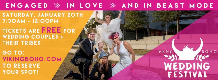 Viking Boho Tampa Bay Wedding and Fitness Festival, January 20, 2018