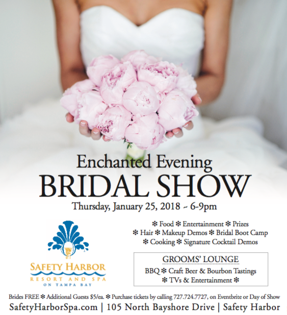 Safety Harbor Resort & Spa Bridal Show, January 25, 2018, Tampa Bay Bridal Show