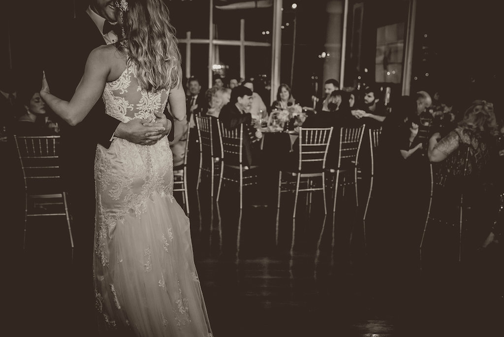 First Dance Portrait by Tampa Bay Wedding Photographer Kristen Marie Photography