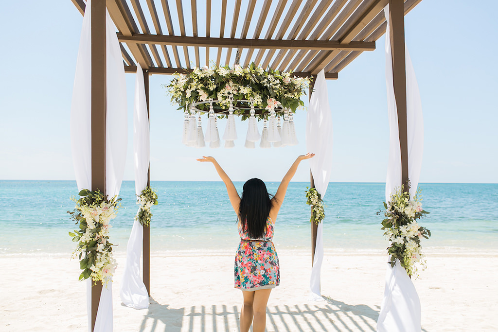 Aisle Society Wedding Blog Editor Marry Me Tampa Bay at Sandals South Coast Jamaica Destination Caribbean Beach Wedding | Alexis June Weddings