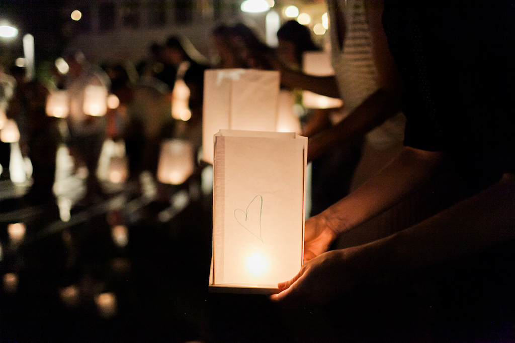 Sandals South Coast Jamaica Destination Caribbean Wedding and Honeymoon Resort Lantern Release | Alexis June Weddings