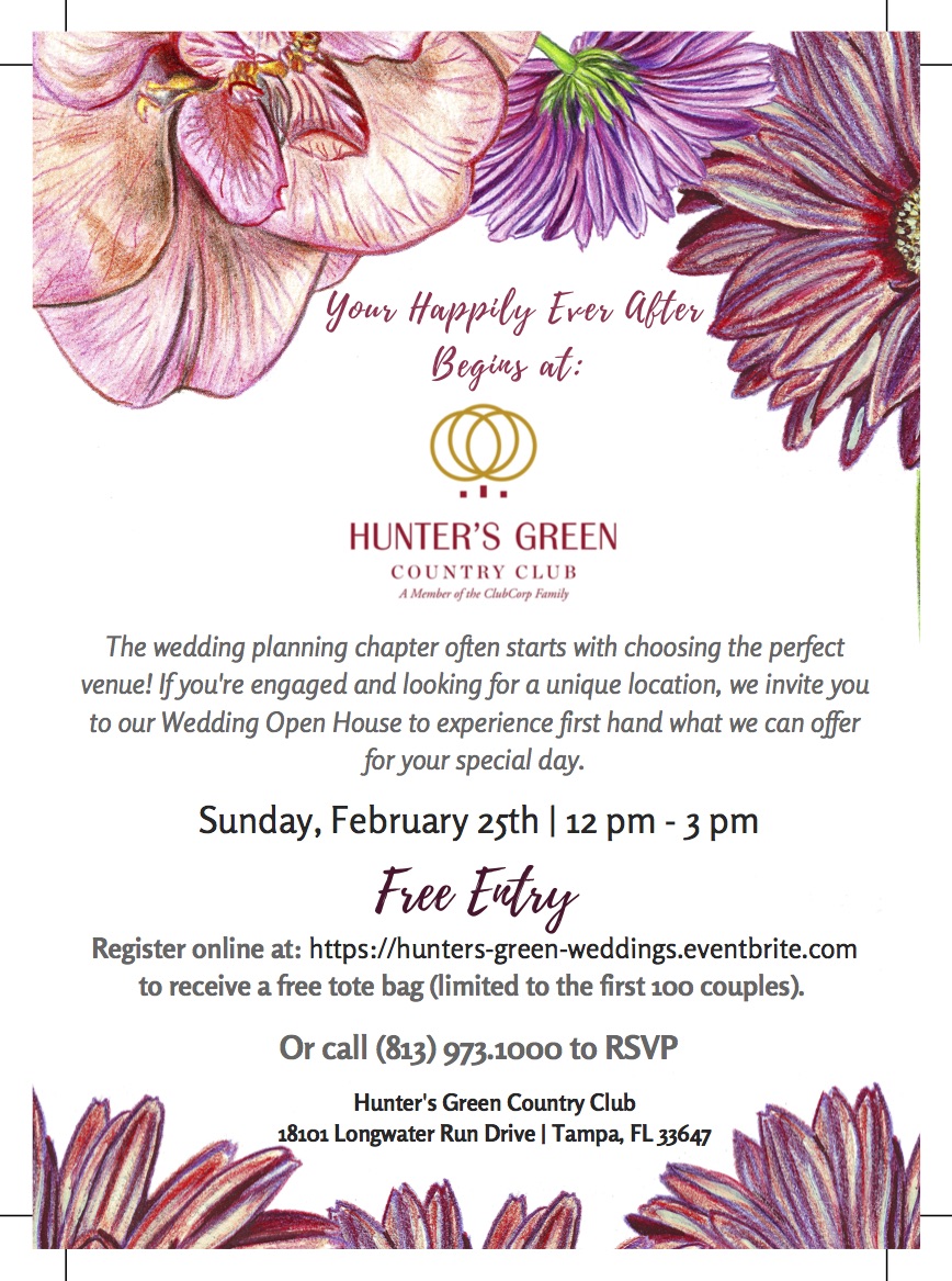 Hunters Green Country Club Open House Flyer Feb 2018