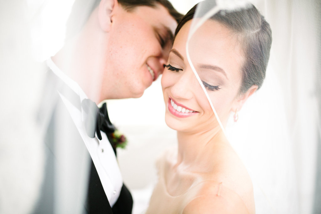 Outdoor First Look Wedding Portrait | Tampa Bay Bridal Hair and Makeup Femme Akoi Studio