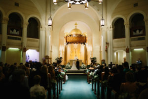 Church Wedding Ceremony Portrait | St Pete Wedding Ceremony Venue St. Mary Our Lady of Grace Church