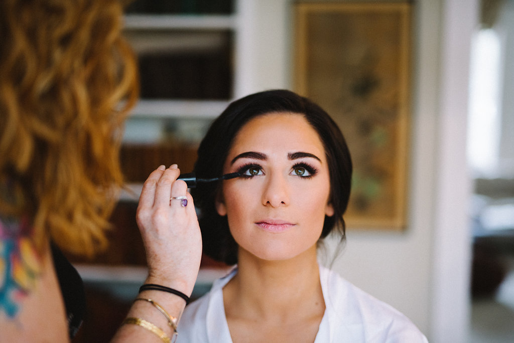 Bride Getting Ready Portrait | Tampa Bay Wedding Photographer Kera Photography | Wedding Hair and Makeup Femme Akoi Studio