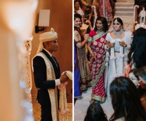 Traditional Hindu Wedding Ceremony Portrait | Tampa Wedding Photographer Grind and Press Photography