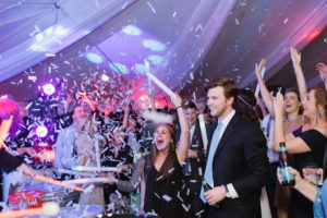 Confetti Wedding Reception Celebration