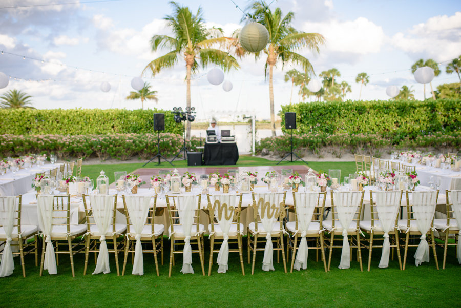 Blush Pink and Gold Destination Sarasota Beach Wedding | Longboat Key Club