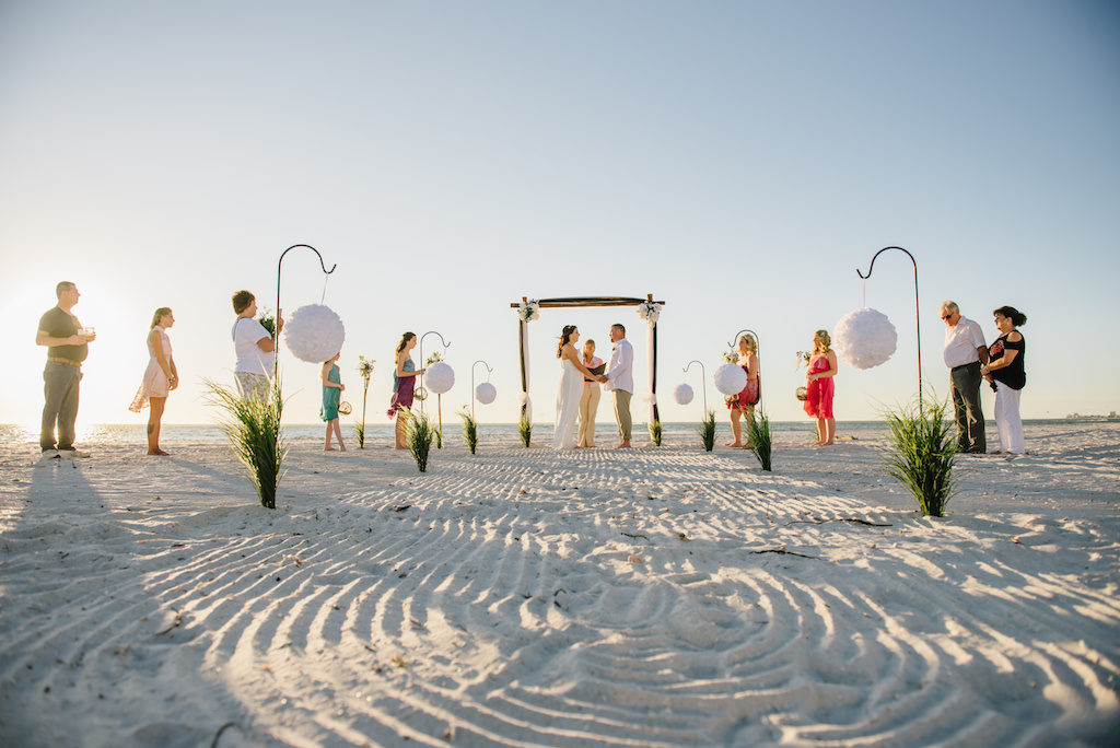 Intimate, Treasure Island Destination Wedding | Sunset Vistas