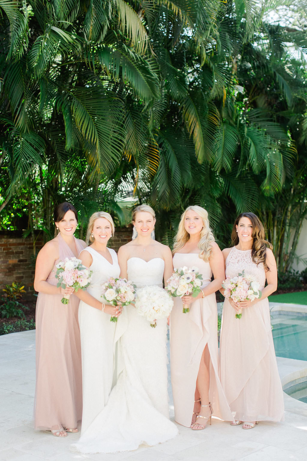 Ivory, Blush And Green Indoor South Tampa Garden Wedding | Oxford ...