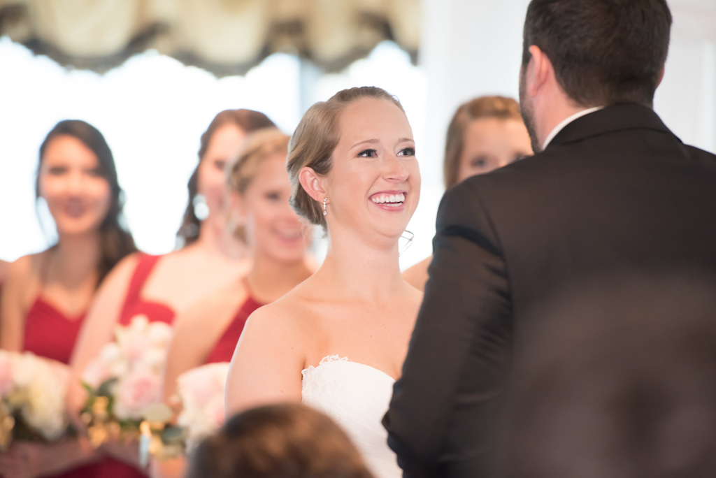 Wedding Ceremony Bridal Portrait | Tampa Wedding Photographer Carrie Wildes Photography