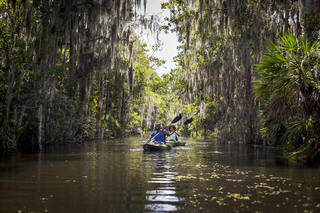 Ritz-Carlton/JW Marriott Grande Lakes Orlando Staycation Girls Weekend Bachelorette/Bachelor Party Kayaking