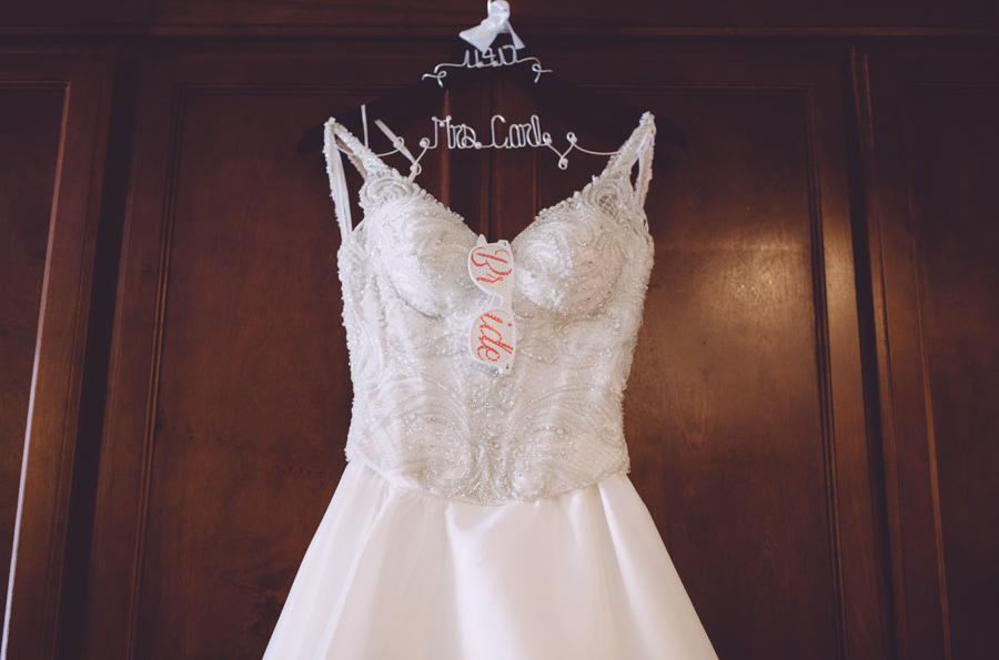 Martina Liana Beaded Wedding Dress with Straps