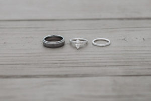 Engagement Ring and Diamond Wedding Band