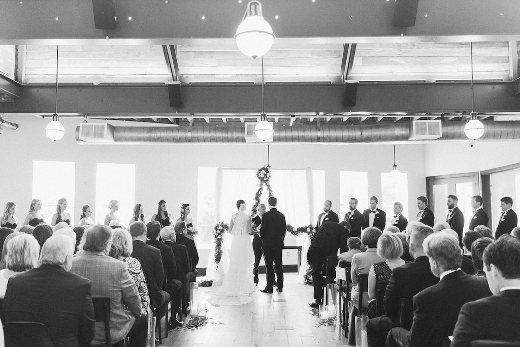 Indoor Wedding Ceremony Portrait | Tampa Wedding Photographer Ailyn La Torre | Venue The Oxford Exchange