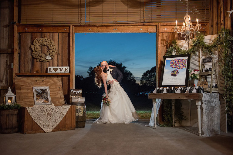 Elegant Rustic Chic Plant City Barn Wedding Wishing Well Barn