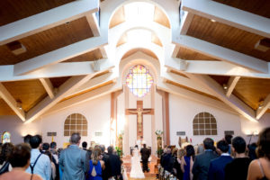 Traditional Church Wedding Ceremony Portrait | Tampa Bay Venue Espiritu Santo Catholic Church