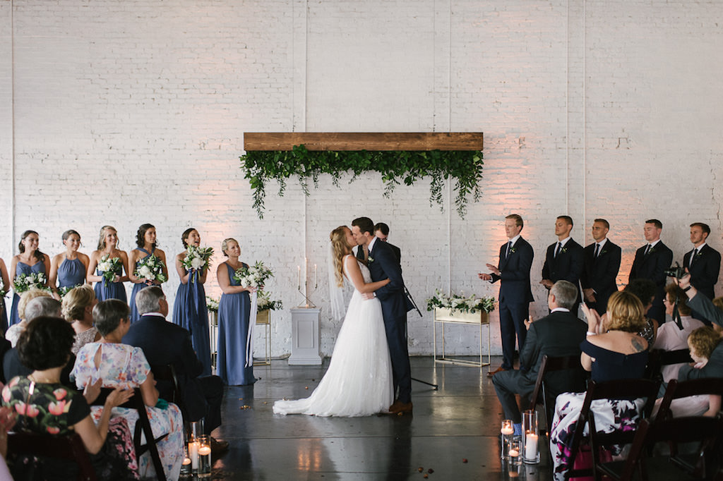 navy blue bridesmaids and groomsmen