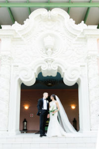 Outdoor Bride and Groom Wedding Portrait | Tampa Wedding Photographer Ailyn La Torre | Venue The Vinoy Renaissance St. Petersburg Resort & Golf Club