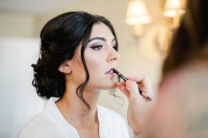 Bridal Getting Ready Wedding Portrait | Tampa Hair and Makeup Artist Femme Akoi | St. Petersburg Photographer Ailyn La Torre Photography